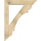 Ekena Millwork Olympic Traditional Rough Sawn Bracket w/ Offset Brace, Douglas Fir, 6"W x 30"D x 38"H BKT0604X30X38OLY01RDF - alternate 4